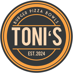 Toni´s Burger Pizza Bowls logo.